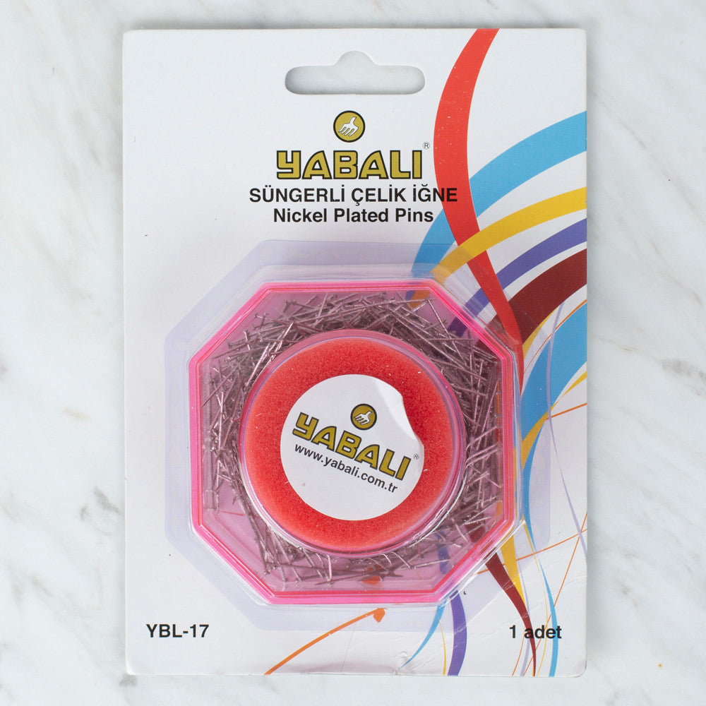 Yabalı Süngerli Çelik Toplu İğne - YBL - 17